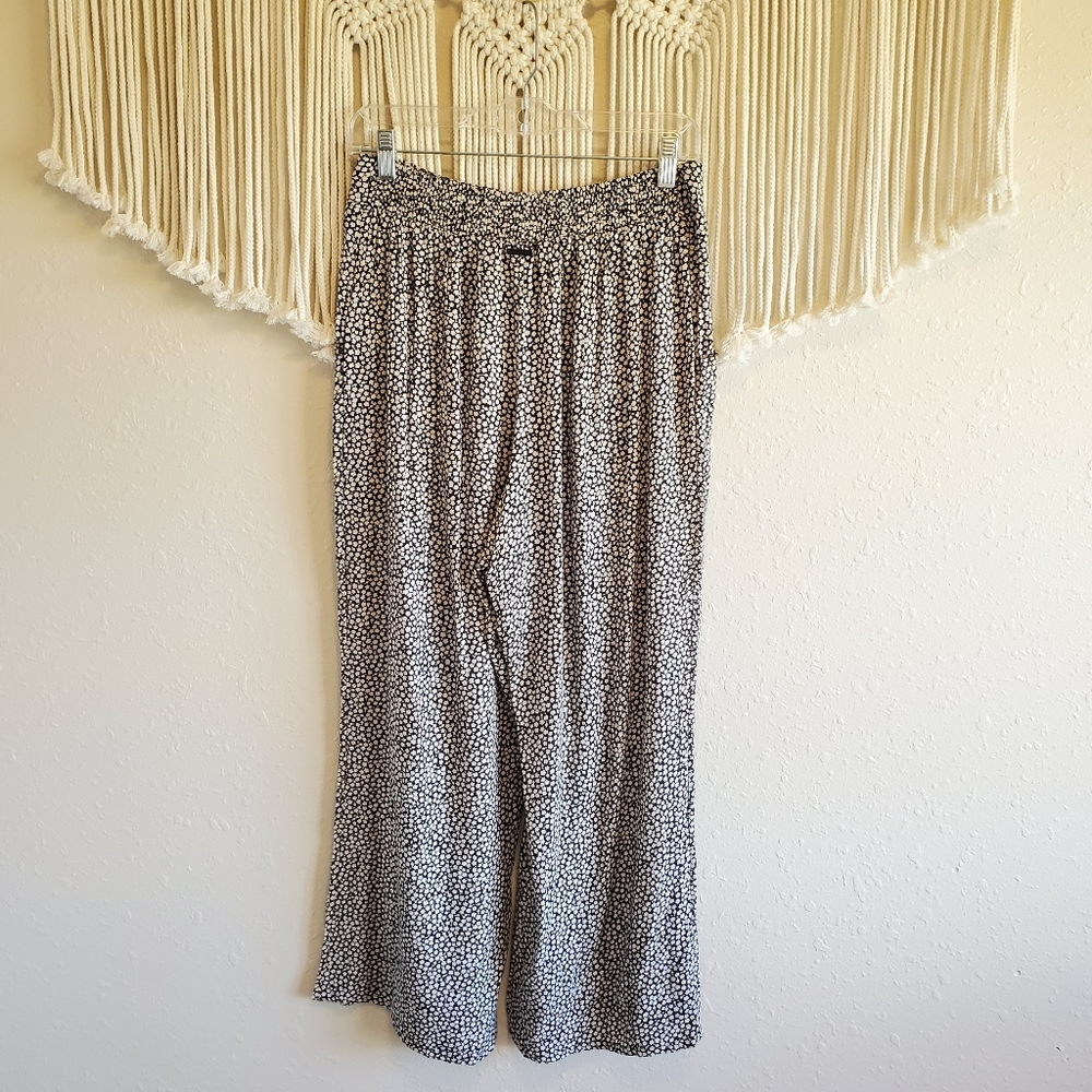 BILLABONG Floral Printed Wide Leg Pull On Pants L - Picture 3 of 9